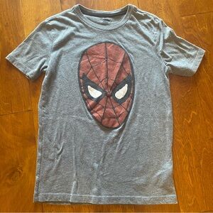 Old Navy Spider-Man Boy’s Short Sleeve Tee L (10-12) Grey